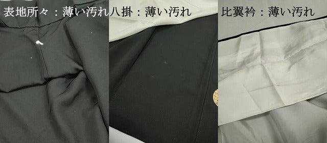 平和屋着物■豪華黒留袖　作家物　人物風景花文　御所の華　金彩　正絹　逸品　DABJ5266qa