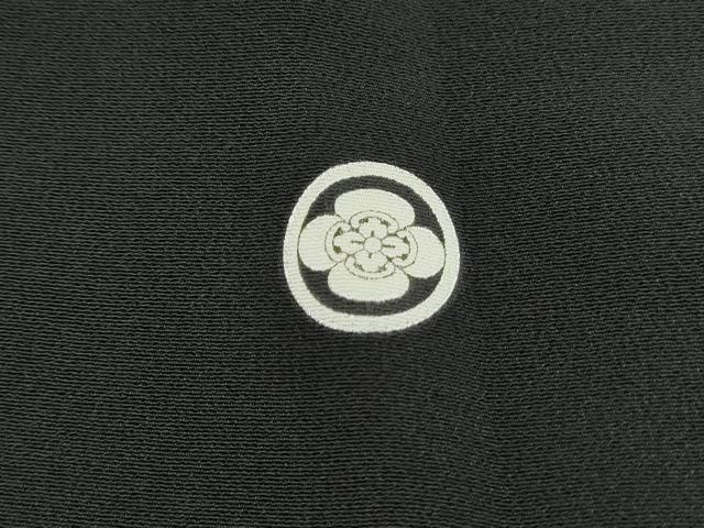 平和屋着物■豪華黒留袖　風景樹林文　暈し染め　金銀彩　正絹　逸品　DABJ5276qa