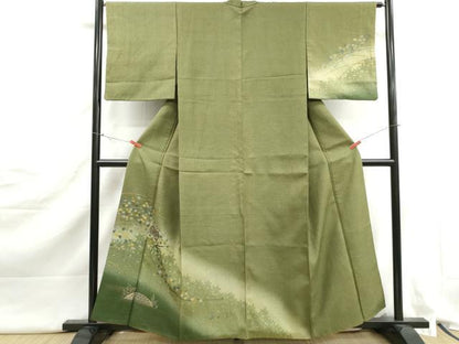 平和屋着物■訪問着　花鼓文　暈し染め　金銀彩　やまと誂製　正絹　逸品　DABJ5281qa