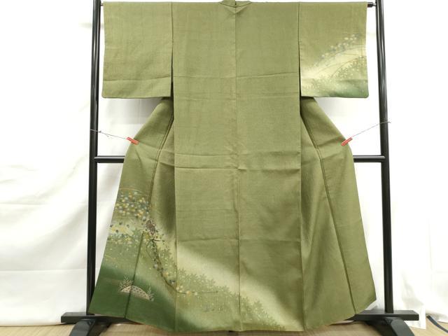 平和屋着物■訪問着　花鼓文　暈し染め　金銀彩　やまと誂製　正絹　逸品　DABJ5281qa