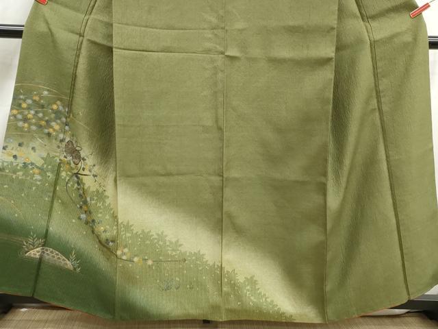 平和屋着物■訪問着　花鼓文　暈し染め　金銀彩　やまと誂製　正絹　逸品　DABJ5281qa