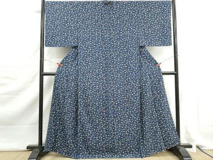 平和屋着物■上質な小紋　花鳥文　正絹　逸品　DABJ5288qa