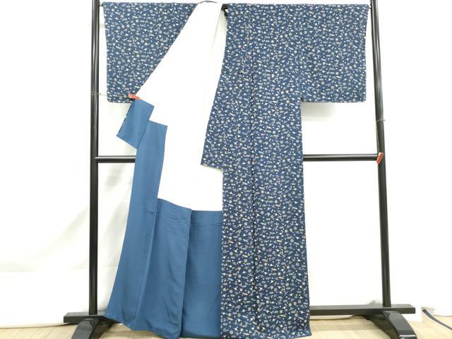 平和屋着物■上質な小紋　花鳥文　正絹　逸品　DABJ5288qa