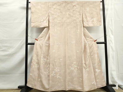 平和屋着物■訪問着　舞葉文　正絹　逸品　DABJ5292qa
