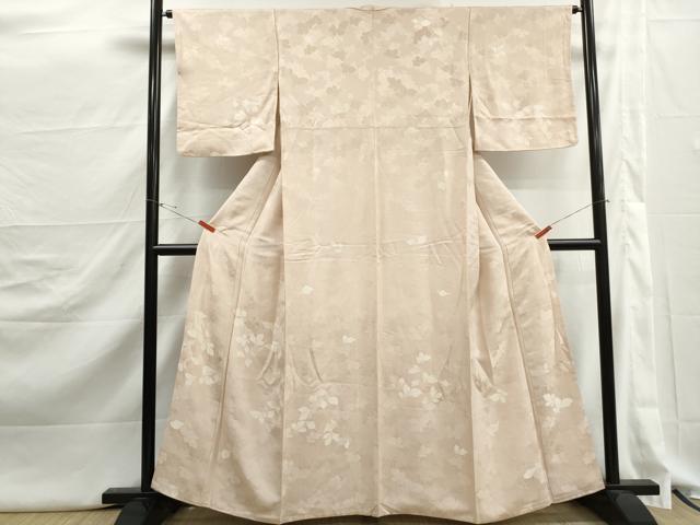 平和屋着物■訪問着　舞葉文　正絹　逸品　DABJ5292qa