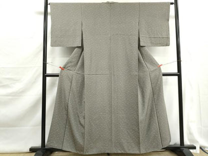 平和屋着物■上質な小紋　花間道　正絹　逸品　DABJ5302qa
