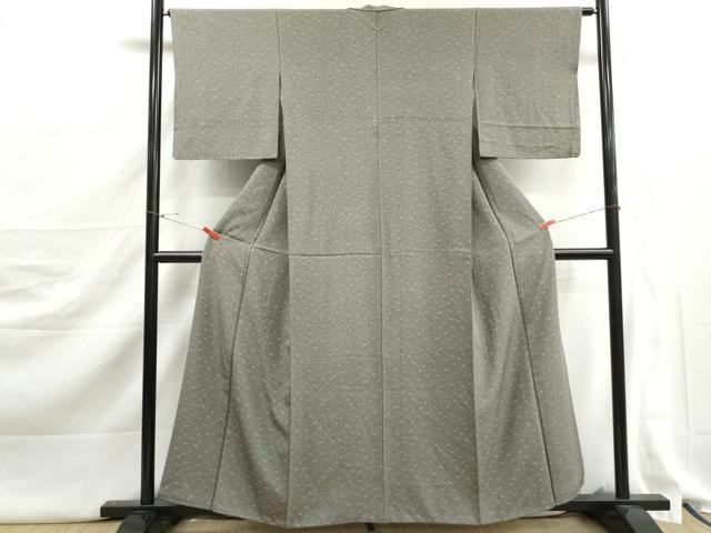 平和屋着物■上質な小紋　花間道　正絹　逸品　DABJ5302qa