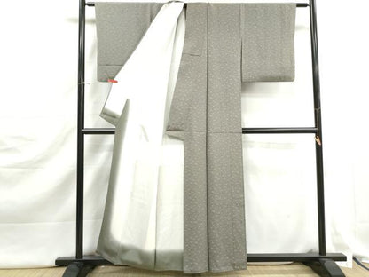 平和屋着物■上質な小紋　花間道　正絹　逸品　DABJ5302qa