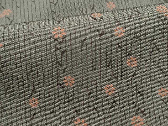 平和屋着物■上質な小紋　花間道　正絹　逸品　DABJ5302qa
