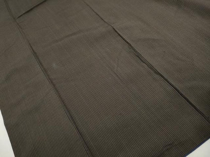 平和屋着物■男性　紬　間道　正絹　逸品　DABJ5319qa
