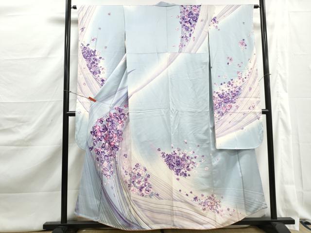 平和屋着物■豪華振袖　草花文　暈し染め　正絹　逸品　DABJ5339qa