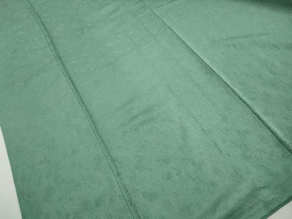 平和屋着物■上質な色無地　茶の湯染　利休彩夢　草花地紋　若竹色　正絹　逸品　DABJ5351qa