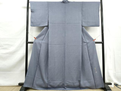 平和屋着物■伝統工芸師　服部光擴　江戸小紋　鮫小紋柄　正絹　逸品　DABJ5357qa