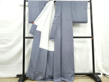 平和屋着物■伝統工芸師　服部光擴　江戸小紋　鮫小紋柄　正絹　逸品　DABJ5357qa
