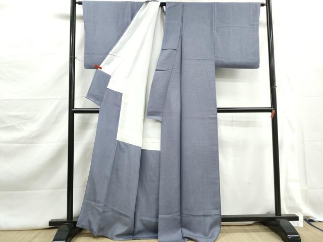 平和屋着物■伝統工芸師　服部光擴　江戸小紋　鮫小紋柄　正絹　逸品　DABJ5357qa