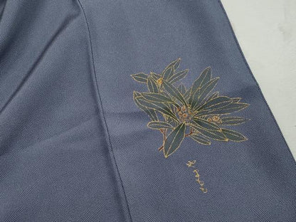 平和屋着物■伝統工芸師　服部光擴　江戸小紋　鮫小紋柄　正絹　逸品　DABJ5357qa