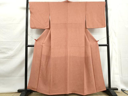 平和屋着物■江戸小紋　鮫小紋柄　鬼しぼ縮緬　正絹　逸品　DABJ5370qa