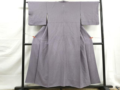 平和屋着物■上質な色無地　霞地紋　半色　正絹　逸品　DABJ5375qa