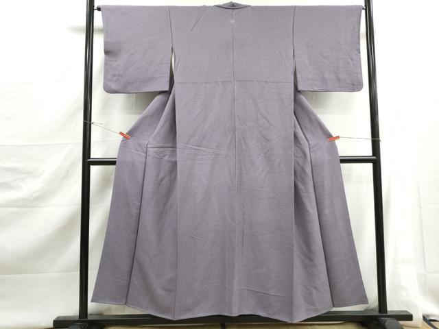 平和屋着物■上質な色無地　霞地紋　半色　正絹　逸品　DABJ5375qa