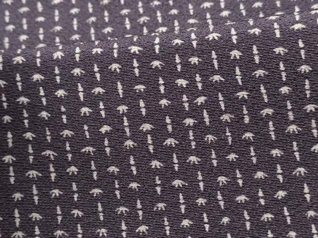 平和屋着物■江戸小紋　笹竹間道　正絹　逸品　DABJ5379qa