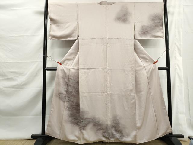 平和屋着物■訪問着　風景花文　暈し染め　正絹　逸品　DABJ5389qa
