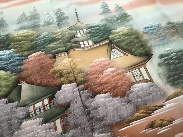 平和屋着物■豪華色留袖　作家物　四季万葉　風景樹林文　暈し染め　金彩　正絹　逸品　DABJ5393qa