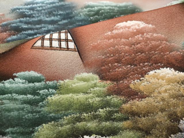 平和屋着物■豪華色留袖　作家物　四季万葉　風景樹林文　暈し染め　金彩　正絹　逸品　DABJ5393qa