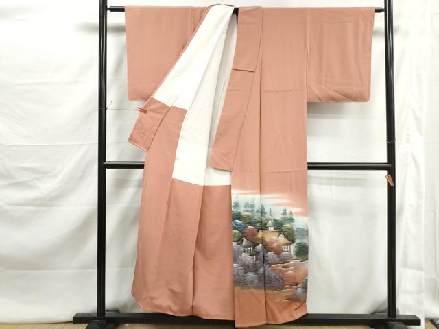 平和屋着物■豪華色留袖　作家物　四季万葉　風景樹林文　暈し染め　金彩　正絹　逸品　DABJ5393qa
