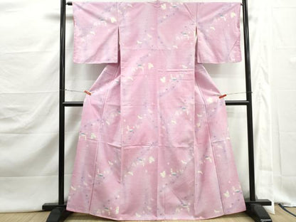 平和屋着物■上質な紬　飛鳥文　暈し染め　鈴乃屋扱い　正絹　逸品　DABJ5407qa