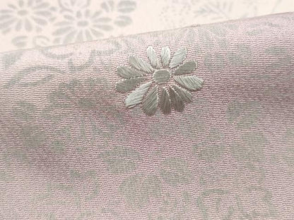 平和屋着物■訪問着　刺繍　霞草花文　暈し染め　正絹　逸品　DABJ5412qa