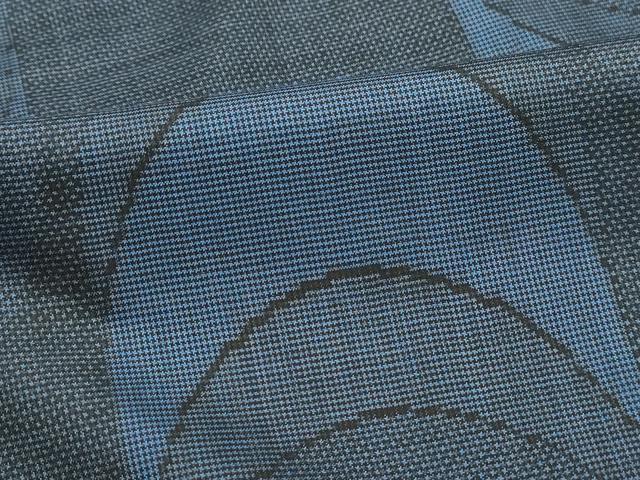 平和屋着物■本場大島紬　7マルキ　幾何学文　正絹　逸品　DABJ5433qa