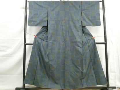 平和屋着物■本場大島紬　7マルキ　抽象文　正絹　逸品　DABJ5436qa
