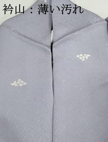 平和屋着物■上質な小紋　刺繍　舞花文　正絹　逸品　DABJ5445qa