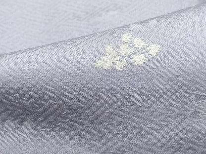平和屋着物■上質な小紋　刺繍　舞花文　正絹　逸品　DABJ5445qa