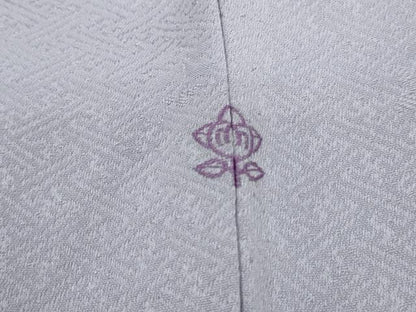 平和屋着物■上質な小紋　刺繍　舞花文　正絹　逸品　DABJ5445qa
