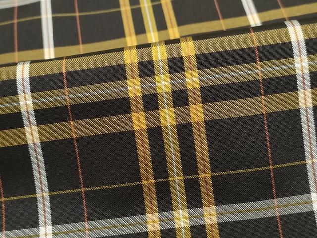 平和屋着物■本場縞大島紬　格子文　正絹　逸品　DABJ5464qa