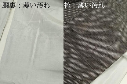 平和屋着物■本場大島紬　風景文　正絹　逸品　DABJ5466qa