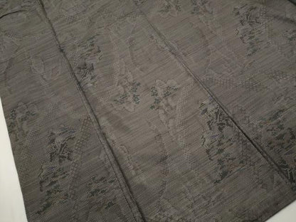 平和屋着物■本場大島紬　風景文　正絹　逸品　DABJ5466qa