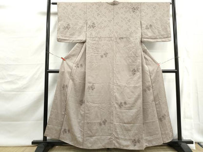 平和屋着物■上質な小紋　樹林文　正絹　逸品　DABJ5470qa