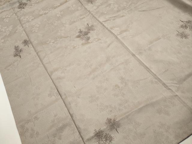 平和屋着物■上質な小紋　樹林文　正絹　逸品　DABJ5470qa