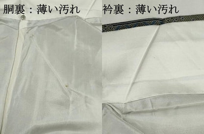 平和屋着物■本場大島紬　7マルキ　雲取り花文　正絹　逸品　DABJ5498qa