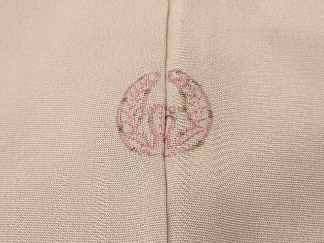 平和屋着物■訪問着　刺繍　枝椿　正絹　逸品　DABJ5559qp