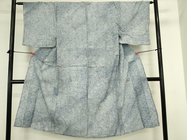 平和屋着物∴夏物　男性　浴衣　有松鳴海絞り　三浦絞り　綿　逸品　DABJ5581qp