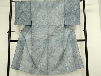 平和屋着物∴夏物　男性　浴衣　有松鳴海絞り　三浦絞り　綿　逸品　DABJ5608qp