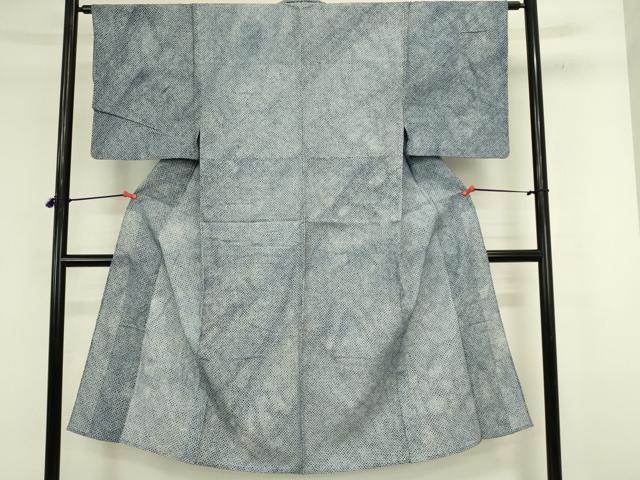 平和屋着物∴夏物　男性　浴衣　有松鳴海絞り　三浦絞り　綿　逸品　DABJ5608qp