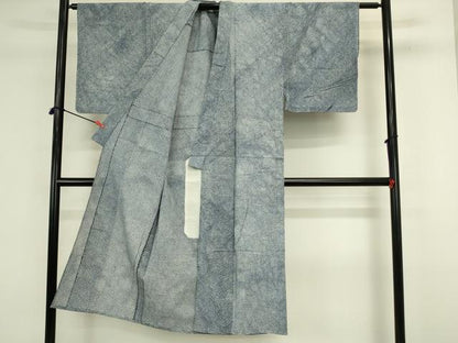 平和屋着物∴夏物　男性　浴衣　有松鳴海絞り　三浦絞り　綿　逸品　DABJ5608qp
