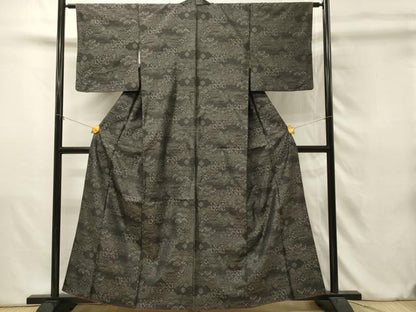 平和屋着物■本場大島紬　花松文　正絹　逸品　DABJ5637qp