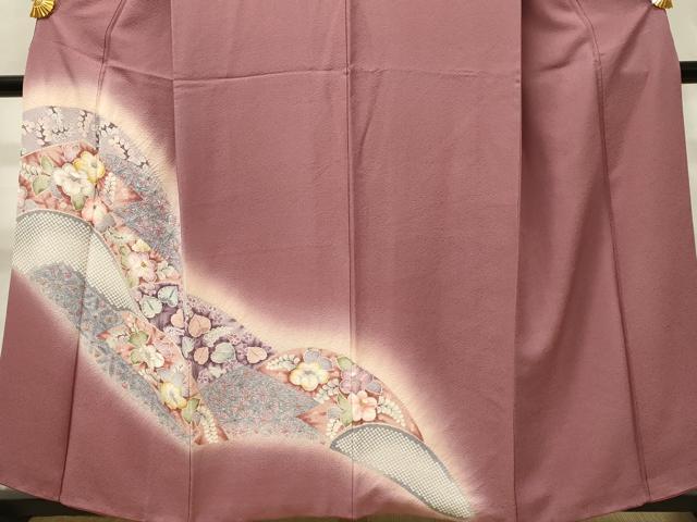 平和屋着物■訪問着　辻が花　絞り　暈し染め　正絹　逸品　DABJ5648qp