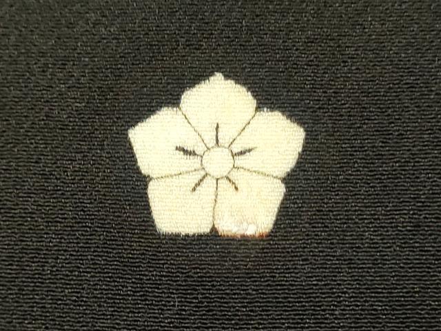 平和屋着物■豪華黒留袖　駒刺繍　亀甲笹竹文　金彩　正絹　逸品　DABJ5652qp