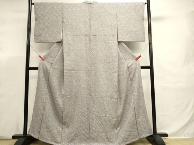 平和屋着物■大変加工の良い総絞り小紋　正絹　逸品　DABJ5774qp